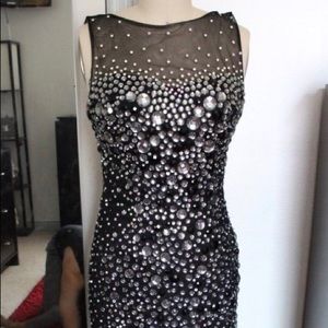 Black mermaid dress in a size Medium